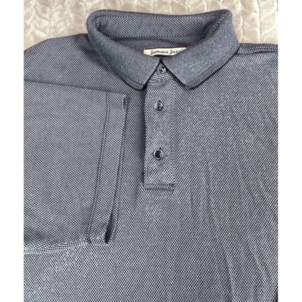 Jamaica Jaxx Polo Shirt Mens Large Gray